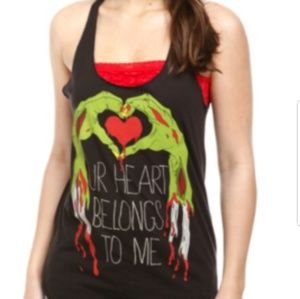 Zombie Tank top | Zombie love